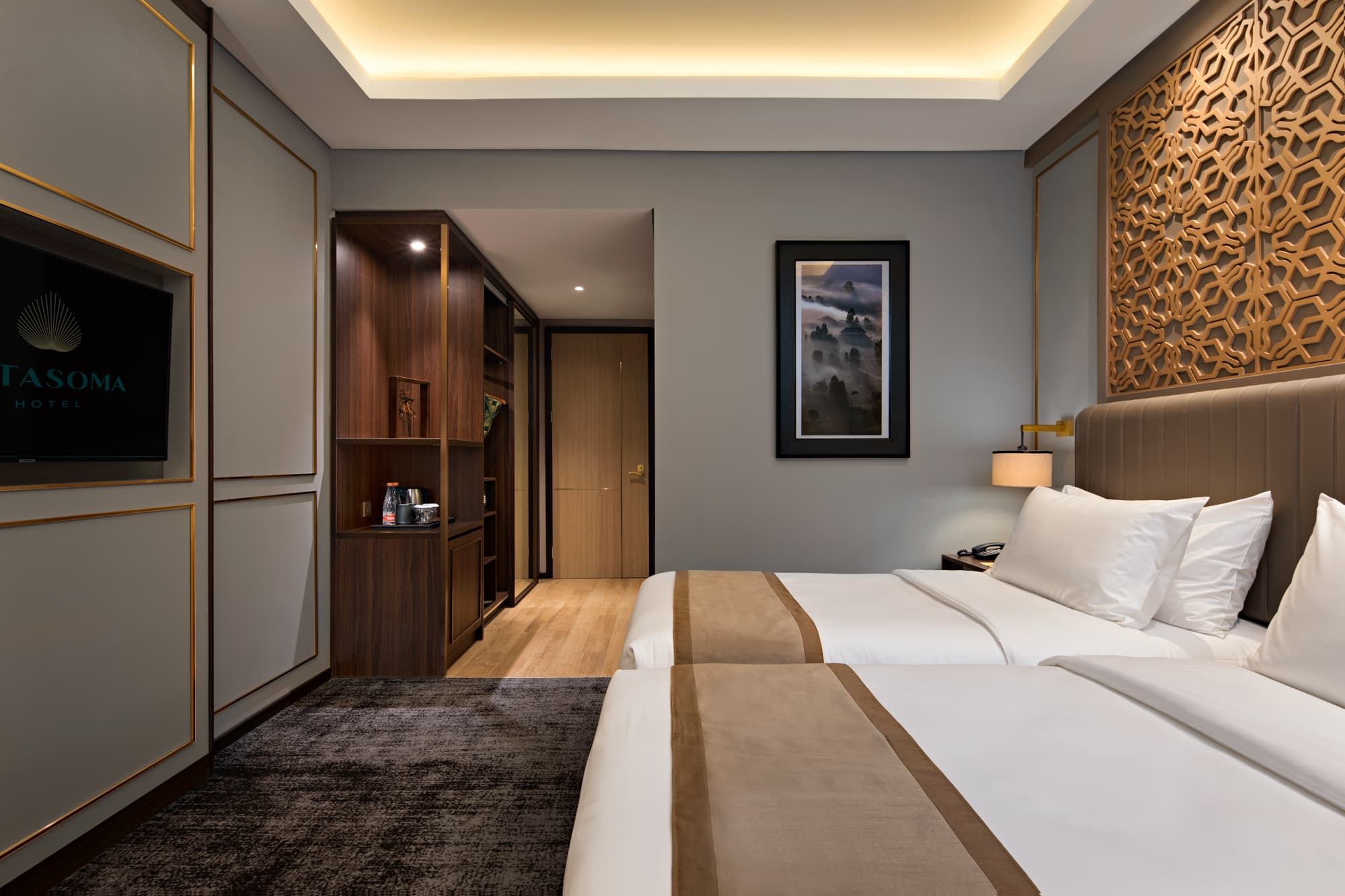 Another angle of the twin Deluxe Room
